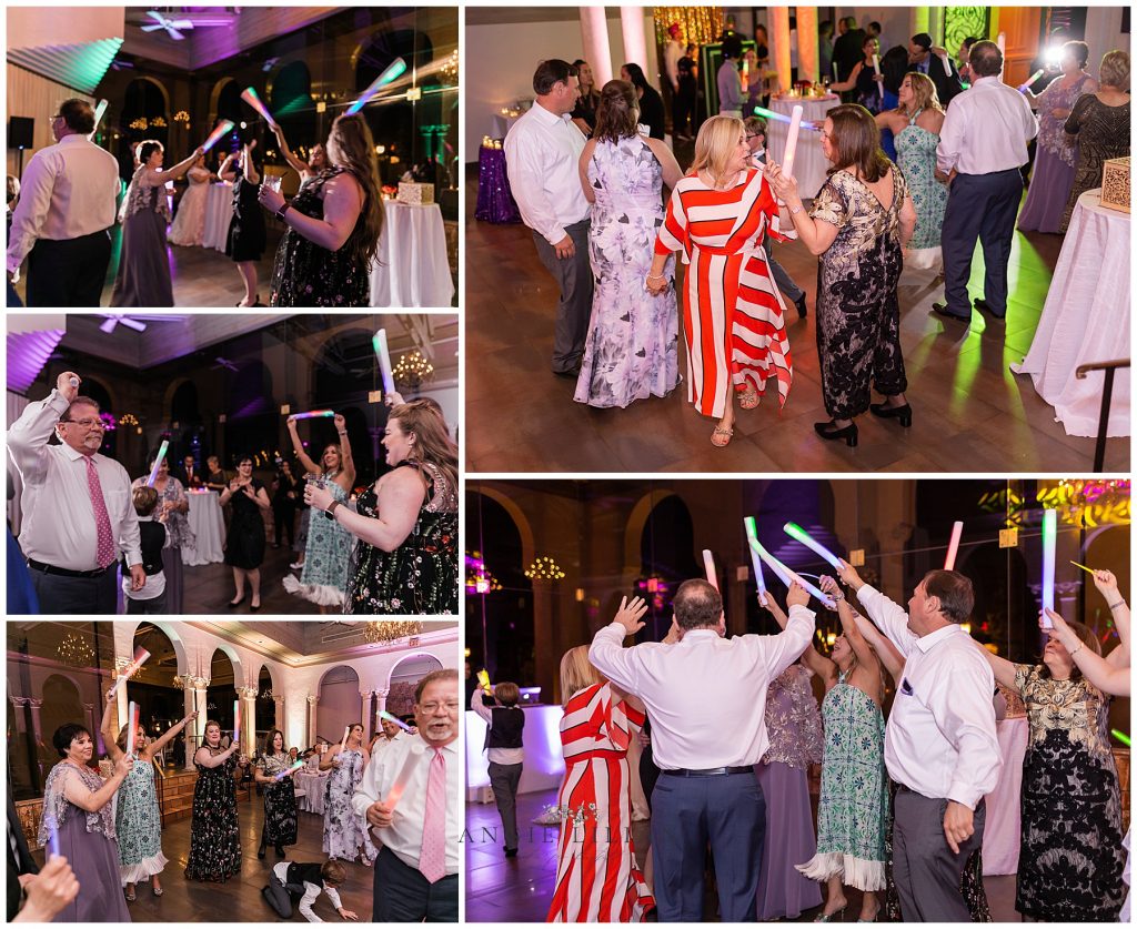 Guests dancing. Miami wedding phographer Angie Lilian.